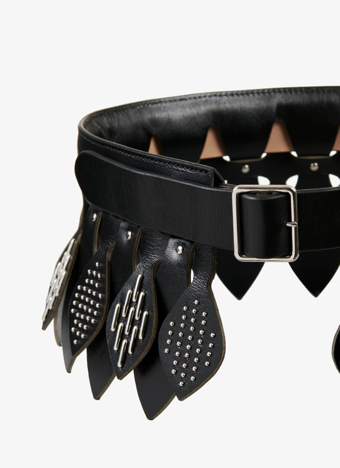 Leather belt  ALAÏA BLACK LEATHER BELT